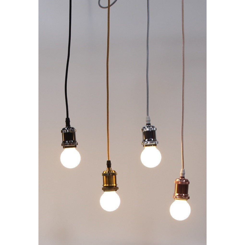 Bộ 3 dây đèn thả cổ điển bóng tròn trang trí G60 5W