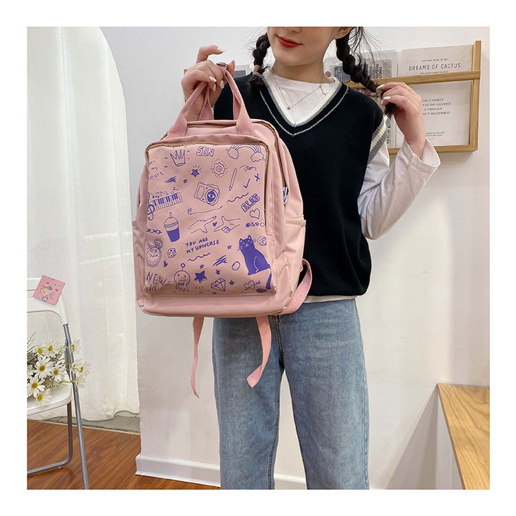 Ba Lô Oxford Sức Chứa Lớn Thiết Kế Đơn Giản Mẫu Mới Cho Nam Và Nữ