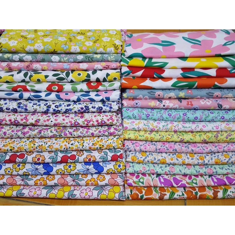 Vải thô hoa 2m5×1m5