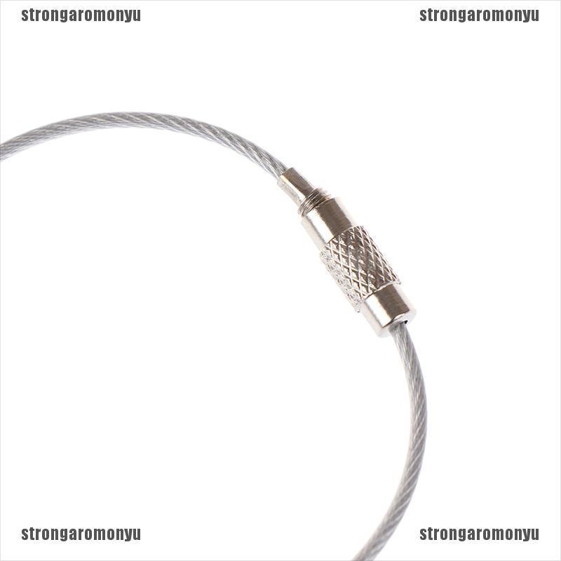 Set 5 Dây Móc Khóa Bằng Thép Không Gỉ Tiện Dụng Khi Đi Dã Ngoại