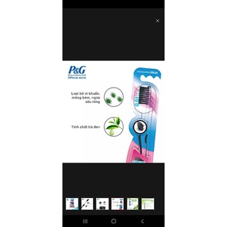 Bàn chải đánh răng oral-b tinh chất trà xanh/trà đen