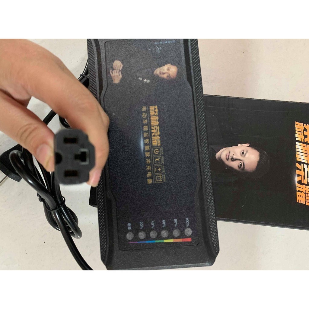 SẠC XE ĐIỆN 48-20 AH . SẠC BÁO PHẦN TRĂM PIN CHỐNG PHỒNG BÌNH