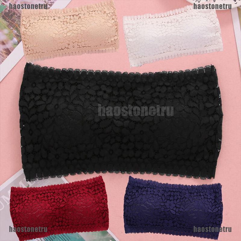 Áo Ngực Ống Màu Trơn Phối Ren Có Mút Nâng Ngực | BigBuy360 - bigbuy360.vn