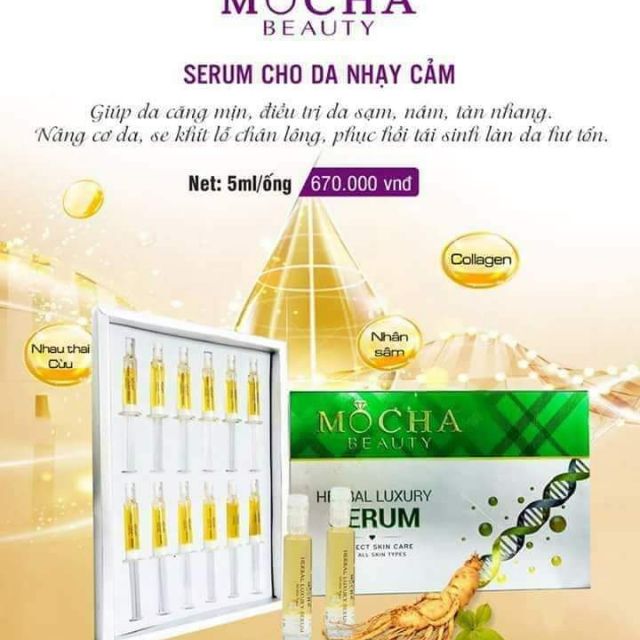 SERUM CHO DA NHẠY CẢM MOCHA