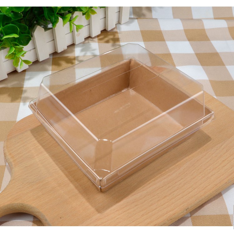 Hộp Kraft vuông nắp trong đựng đồ ăn