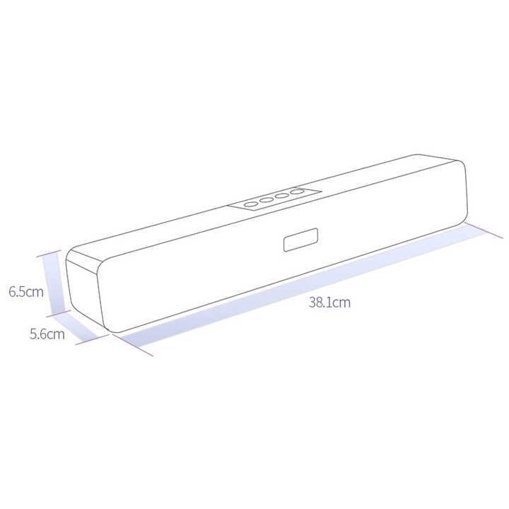 Loa Bluetooth A36 Cao Cấp Bass Cực Mạnh, Âm Thanh Vòm, Tương Thích Điện Thoại Laptop Tivi, Có Hỗ Trợ Thẻ Nhớ