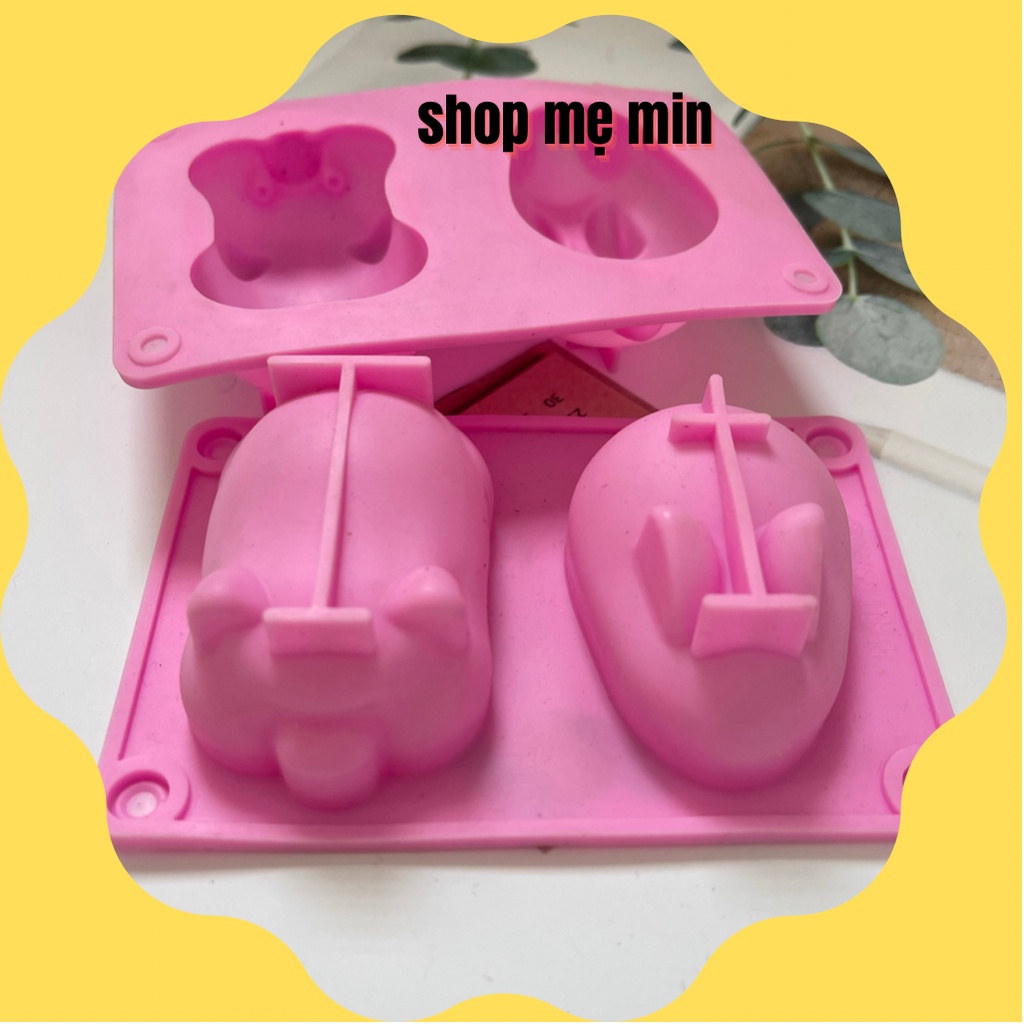 Khuôn làm pudding bằng silicon cho bé