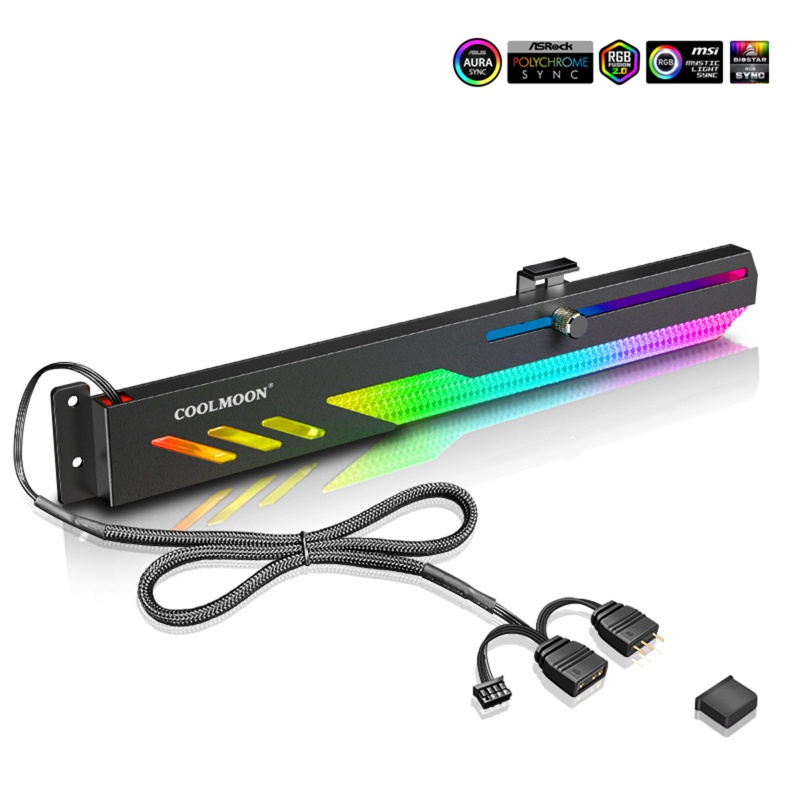 Giá Đỡ Card Đồ Họa Genhila COOLMOON GT8 5V 3Pin ARGB GPU