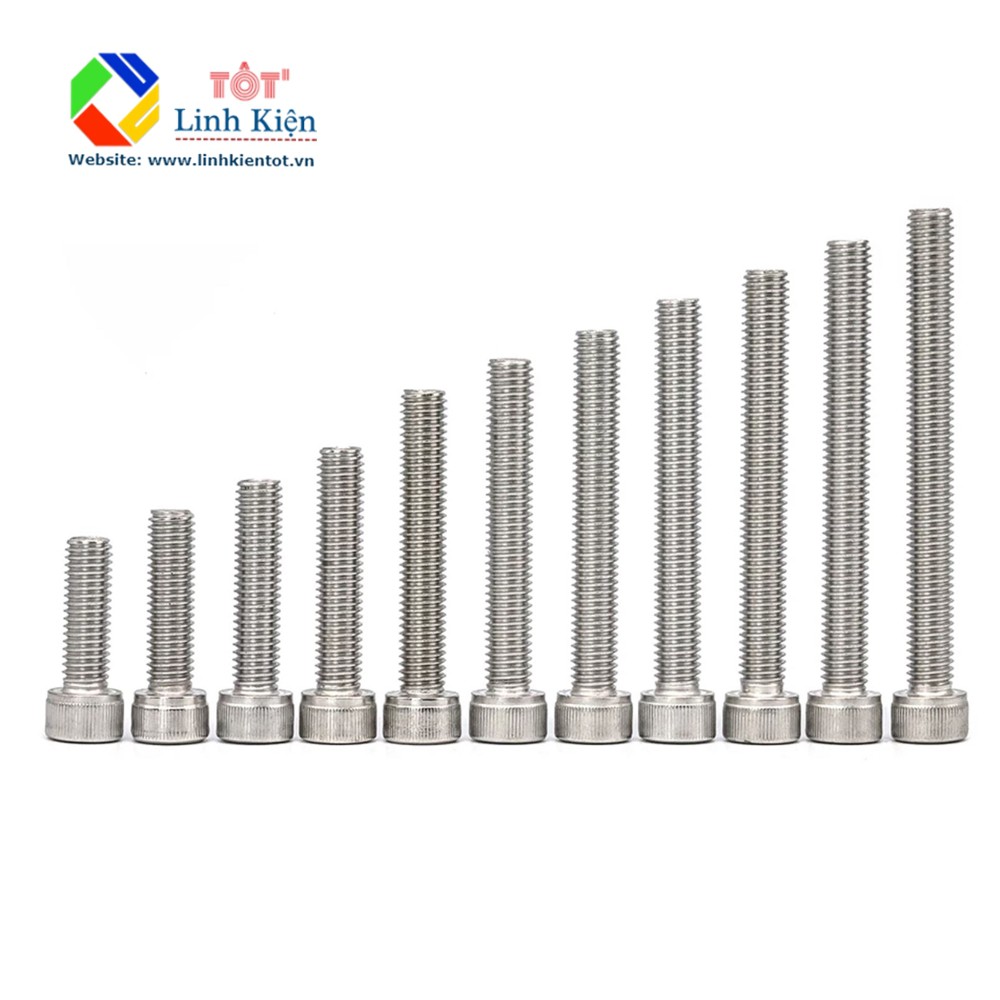 Bu lông lục giác chìm M6 inox thép không rỉ - bulong chìm M6 201