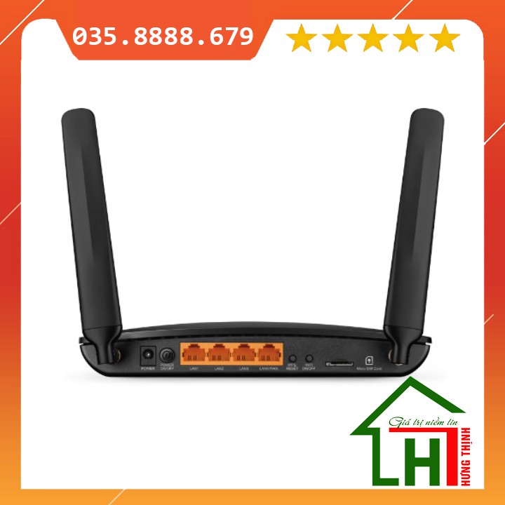[ Chính Hãng ] Bộ Phát Sóng Wi-Fi 4G Tp-Link TL-MR6400 - Router Wi-Fi 4G LTE Chuẩn N Tốc Độ 300 Mbps - Chính Hãng - Bảo 