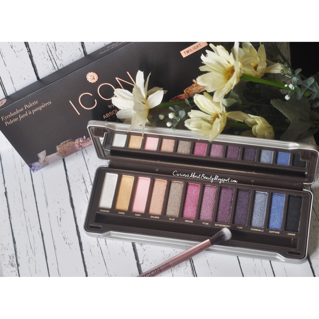 Phấn mắt 12 màu Absolute Newyork Icon Palette AIEP