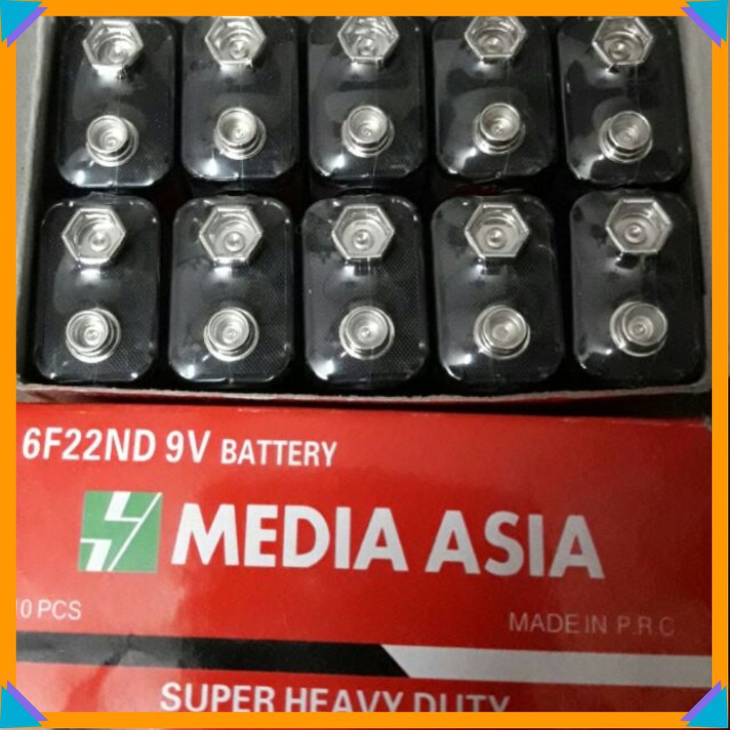 Pin 9V vuông cho test mạng và MIC không dây [Rẻ nhất]