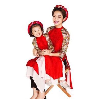 SÉT ÁO DÀI CÁCH TÂN GẤM CAO CẤP