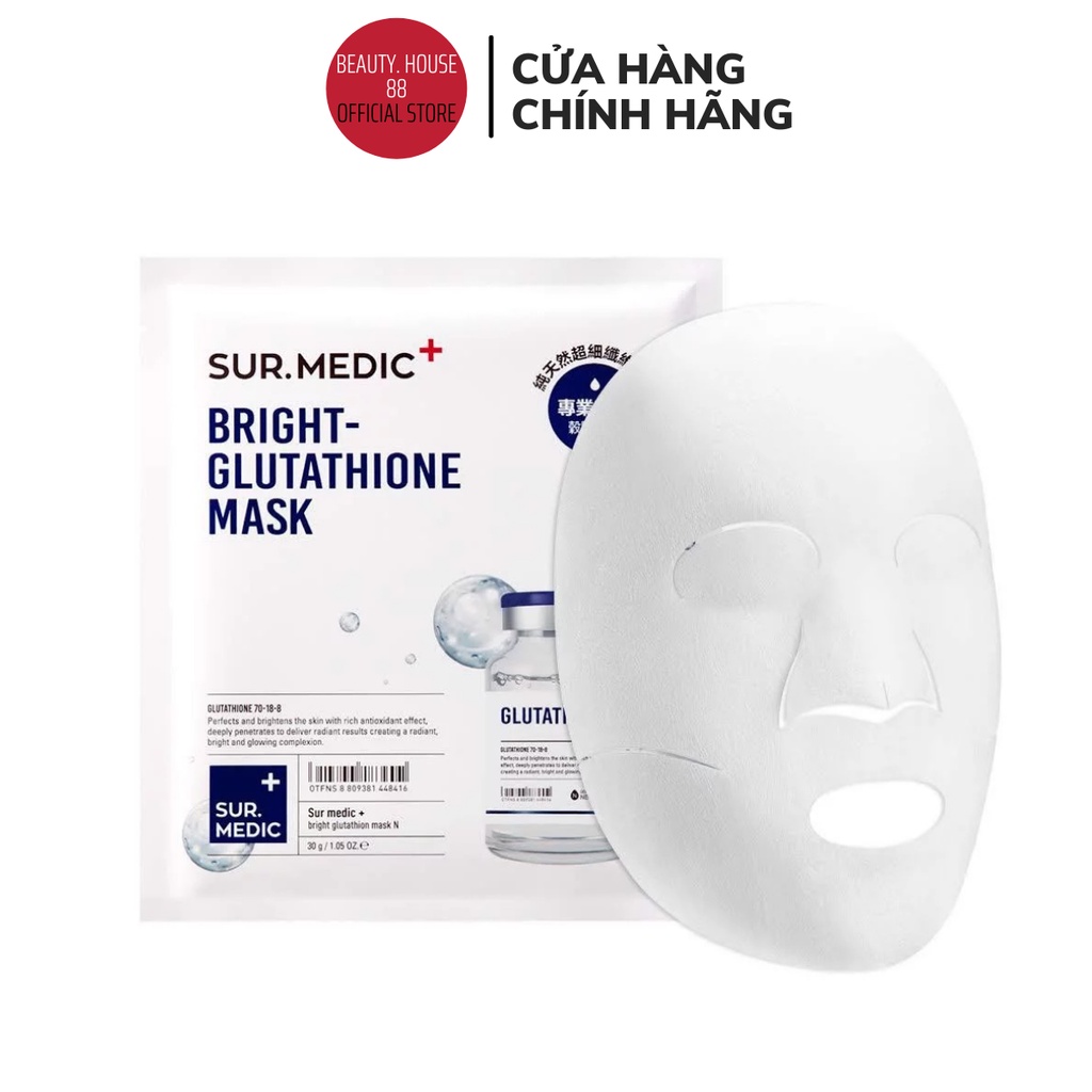 MẶT NẠ LÀM TRẮNG CHUYÊN SÂU - SUR.MEDIC BRIGHT GLUTATHIONE