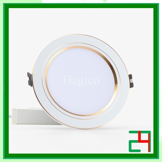 Đèn led âm trần rạng đông đổi màu 3 chế độ downlight tản nhiệt 7w 9w 12w at10 đm 90/7w 90/9w 110/9w 110/12w
