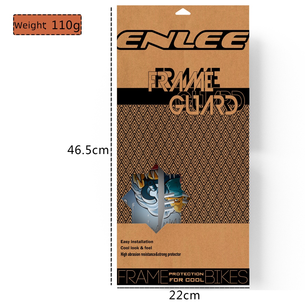 1 Set Miếng Dán Bảo Vệ Khung Xe Đạp MTB Chống Trầy Xước