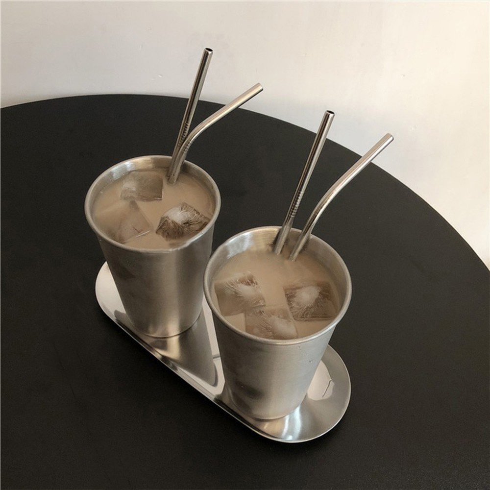 Cốc Kim Loại Phong Cách Bắc Âu Đựng Đồ Uống 500ml