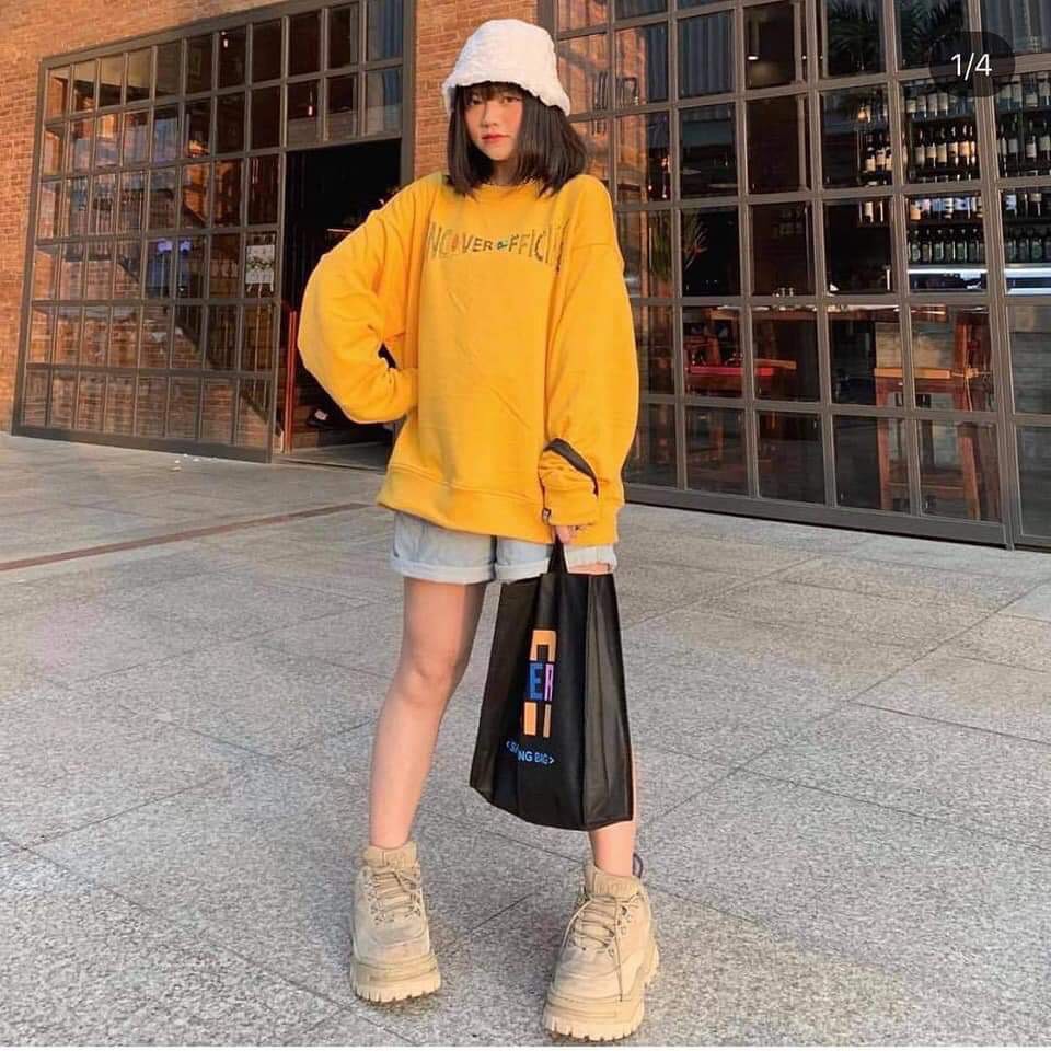 Áo Sweater Nữ Nỉ Lót Bông | BigBuy360 - bigbuy360.vn
