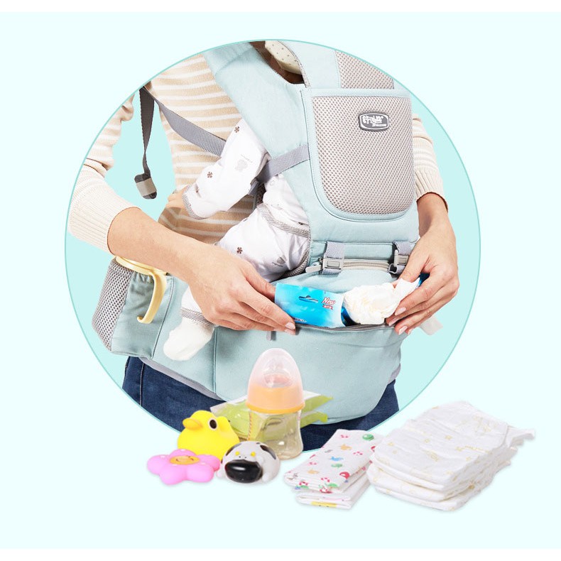 Địu em bé đa chức năng có bệ ngồi, điệu trẻ em đa tư thế cho trẻ dưới 20kg