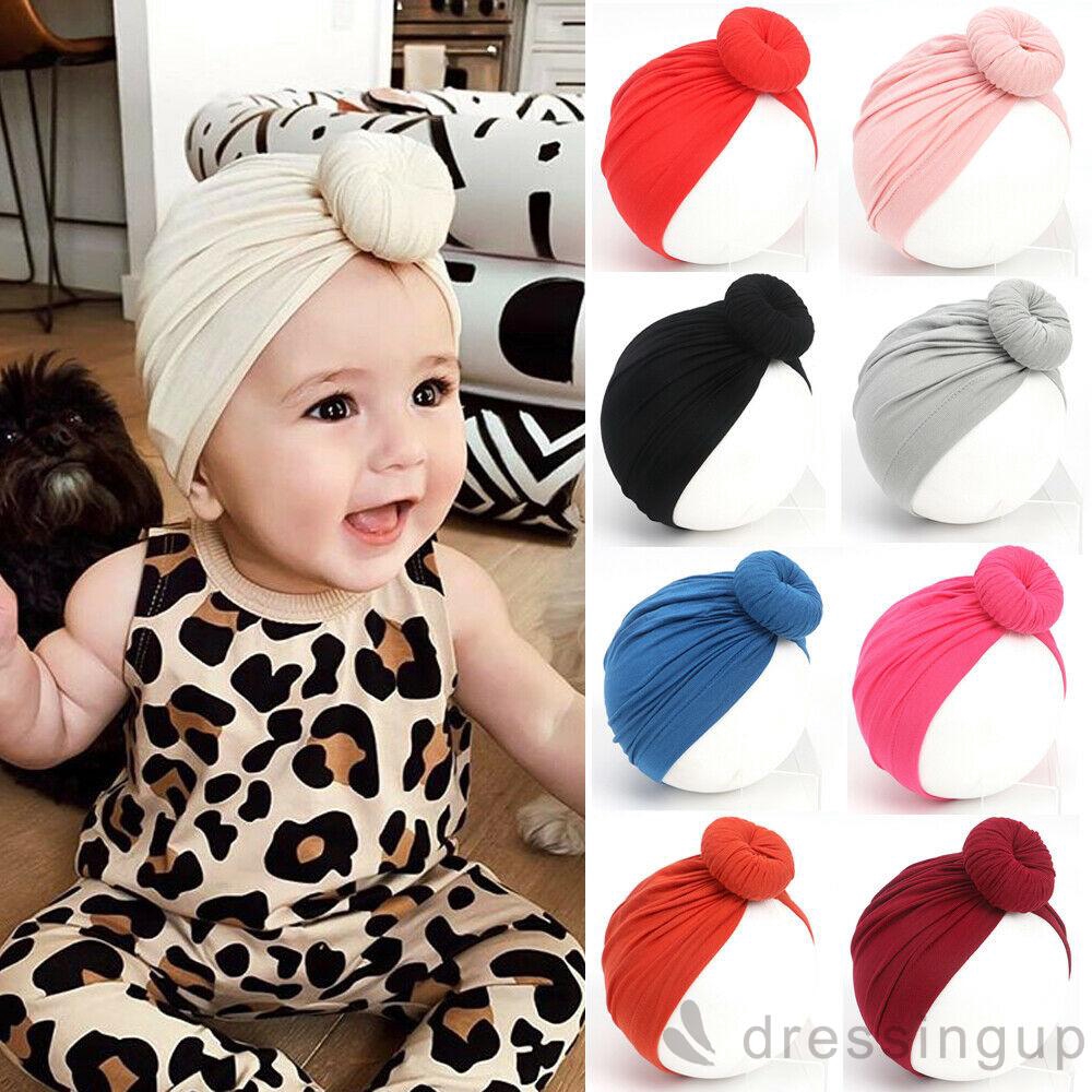 Mũ không vành bằng vải cotton mềm mại thoáng khí kiểu dáng ngộ nghĩnh cho bé