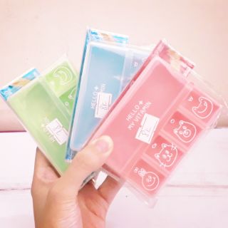 Hộp chia thuốc 5 ngày 6058 hình dễ thương
