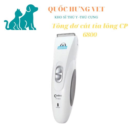 Tông đơ cắt tỉa lông chó mèo CP-6800 CODOS -QUỐC HƯNG VET