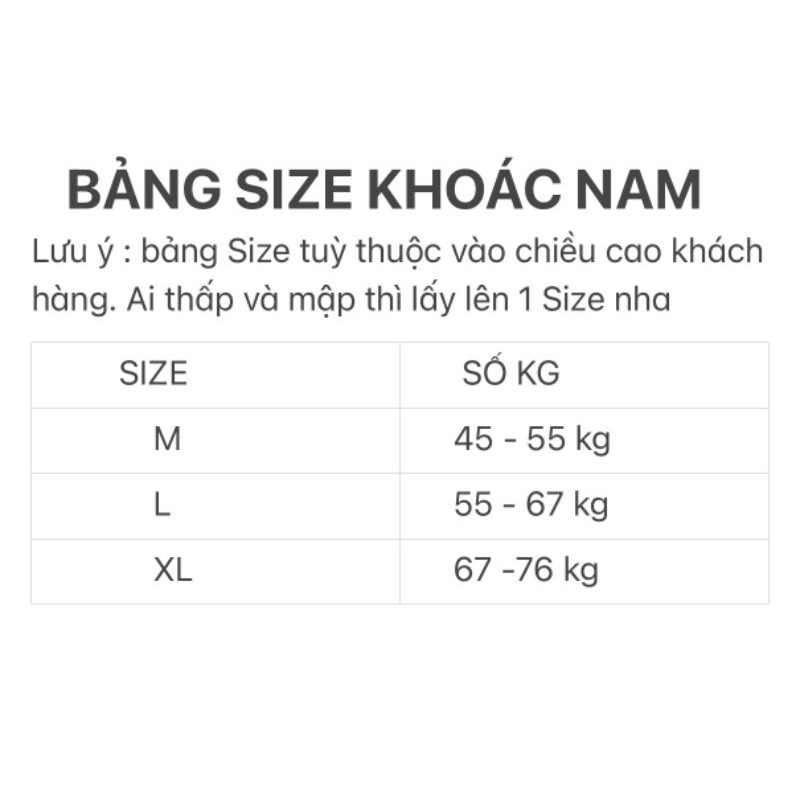 Áo khoác Kaki nam cán 2 lớp nhiều màu