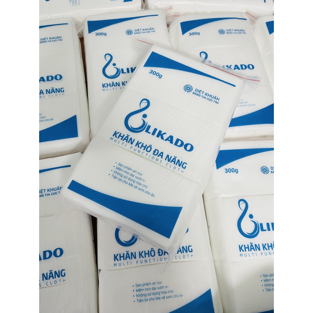 Khăn Khô Đa Năng Hiền Trang 400gr khăn vải khô cho bé dùng 1 lần