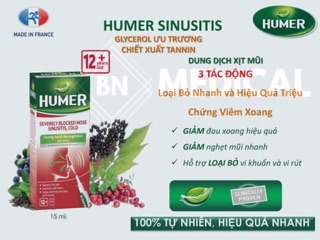 Xịt xoang Humer sinusitis