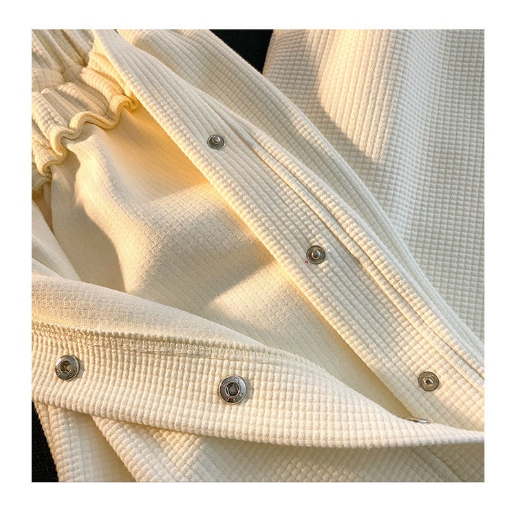 Quần Dài Nữ Lưng Cao Ống Rộng Thời Trang Năng Động