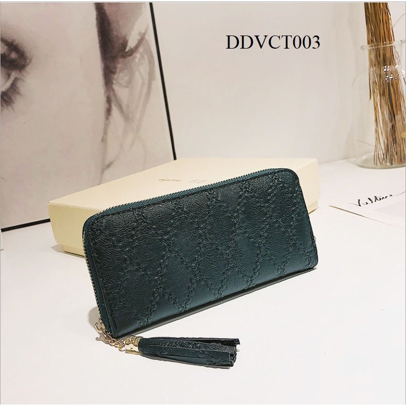 Ví cầm tay nữ thiết kế đơn giản tiện dụng - VCT003