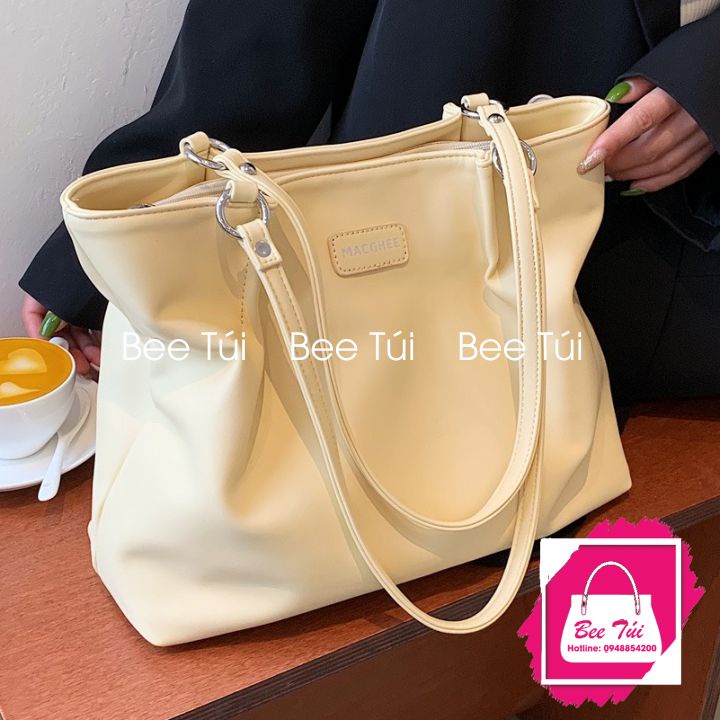 Túi Xách Nữ Công Sở - Túi Xách Nữ Cao Cấp 2 Màu Túi Da Bản To Đựng Vừa Laptop A4 Đẹp Thời Trang