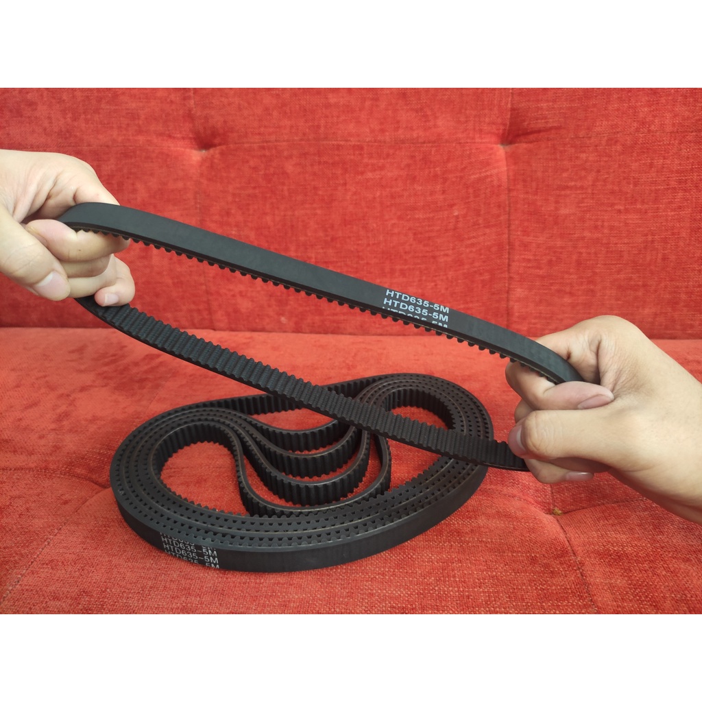 Dây Curoa 635-5M - Dây curoa xe điện mini gấp gọn bánh 10 inch