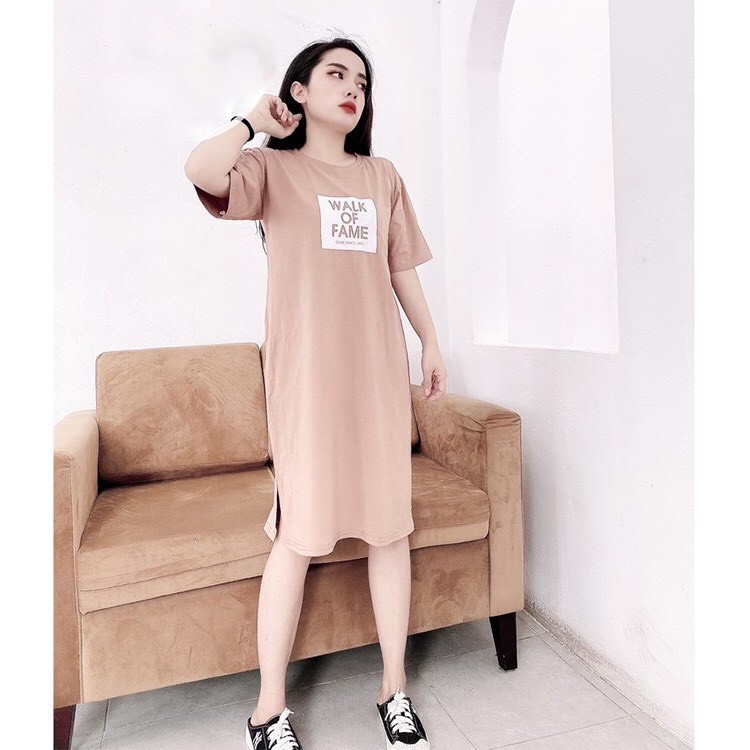 Đầm Suông Dáng Dài Walk Of Fame Váy Phông Chất Thun Cotton Co Dãn