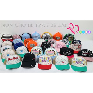 Nón lưỡi trai cho bé gái/ bé trai 4-8 tuổi