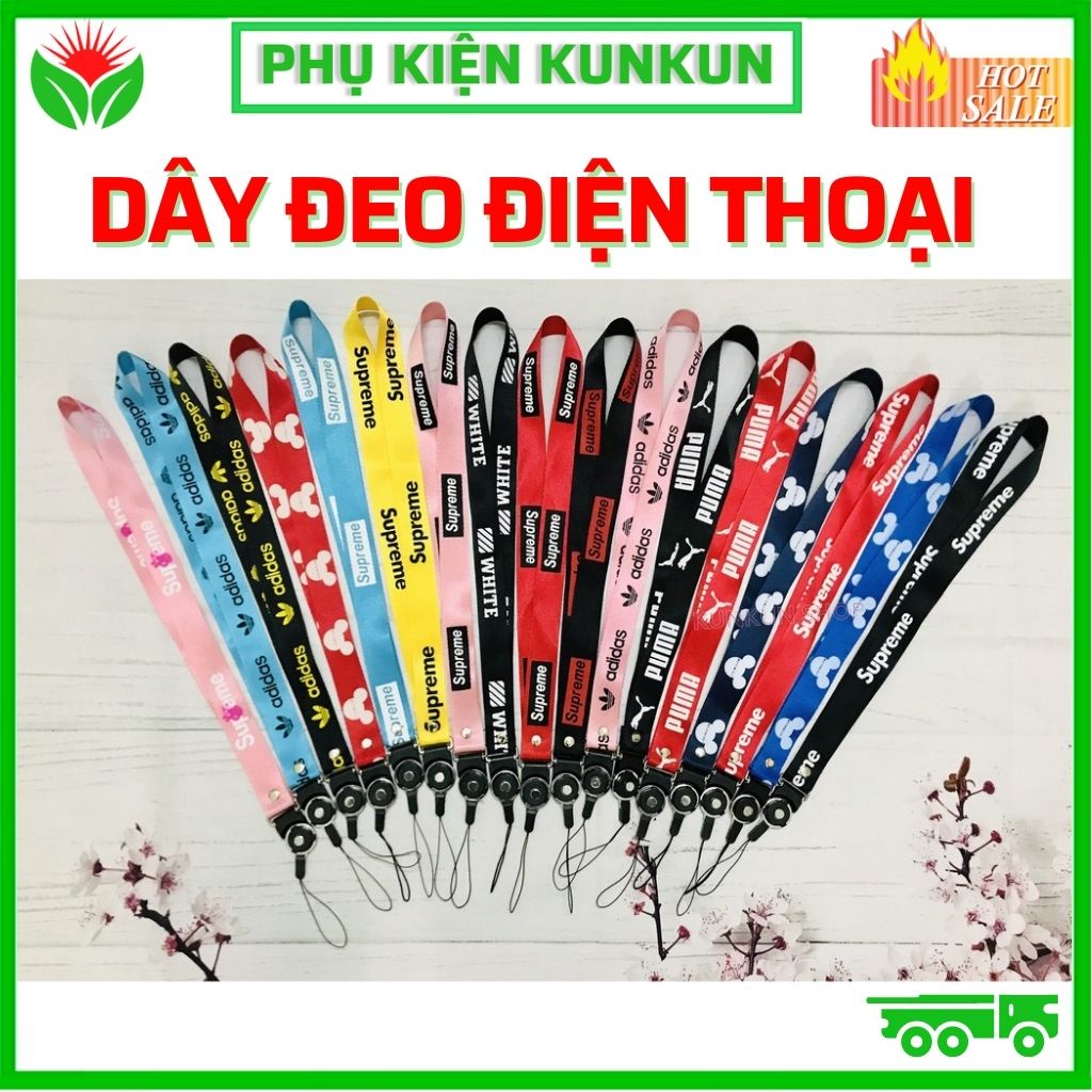 Dây đeo thẻ học sinh sinh viên Dây đeo điện thoại Dây đeo thẻ strap bản to Siêu Bền