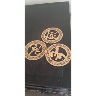 Bộ dán tường trang trí bàn thờ phật