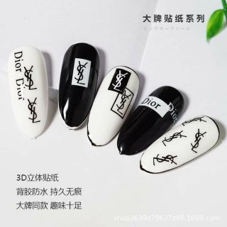 Hình dán Sticker chữ dán móng siêu hót