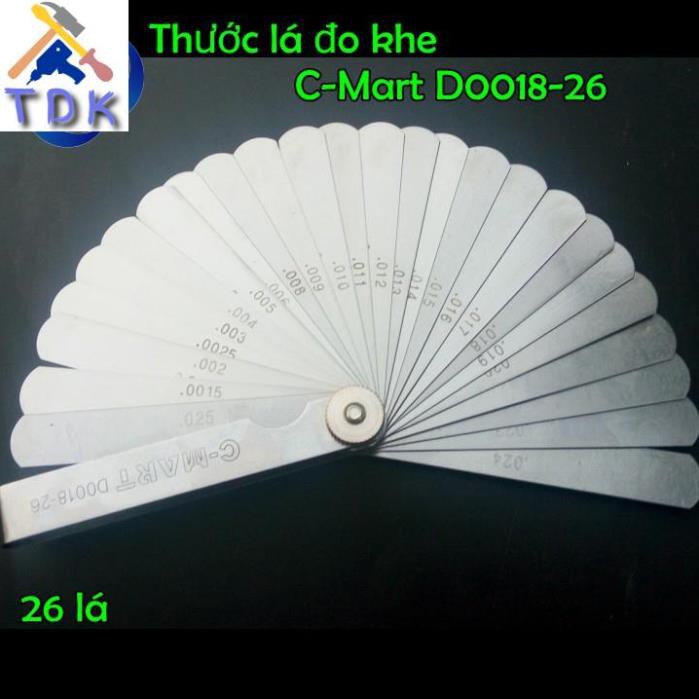 Thước lá đo khe C-Mart D0018-26 26 lá