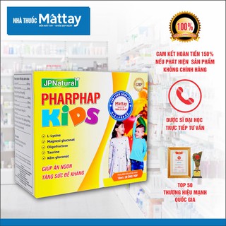 Pharphap Kids - Hộp 20 Ống - Giúp Bé Ăn Ngon, Tiêu Hóa Tốt ❤️