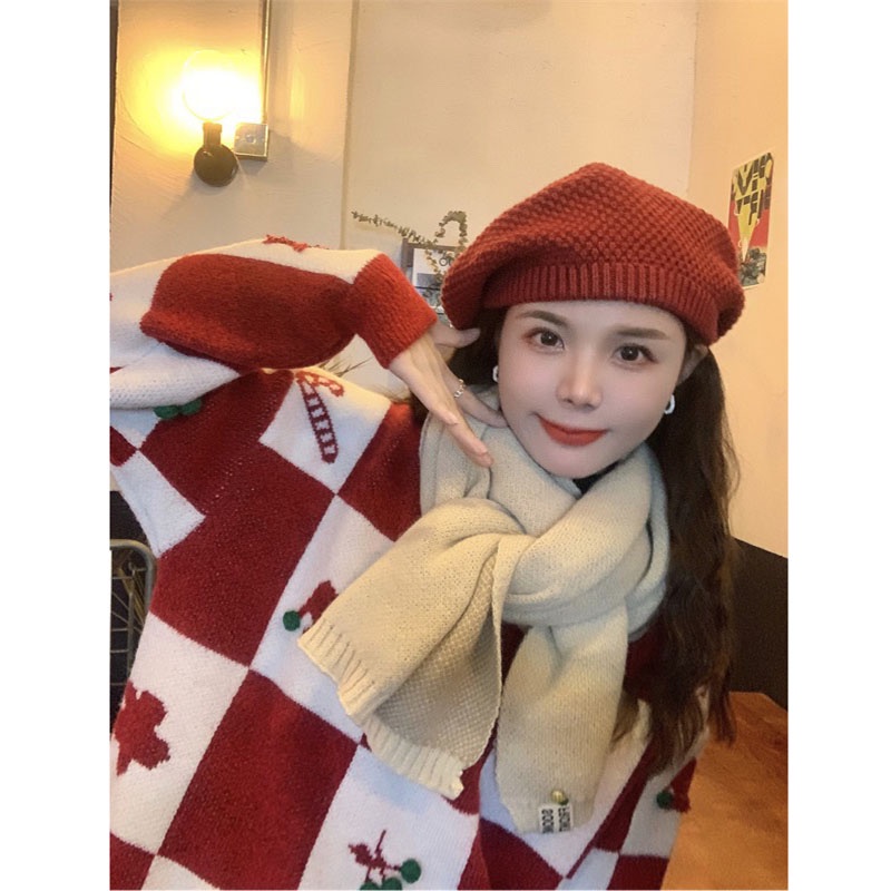 Áo Len Ô Vuông Noel Siêu Hót Hàng Quảng M0580-Vin_store168