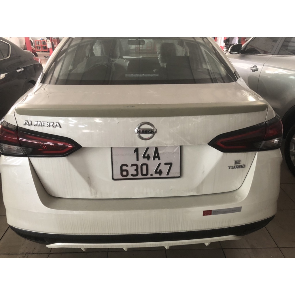 Đuôi gió thể thao, cánh lướt gió Xe Nissan ALmera 2021 2022- Hàng Mộc Chưa Sơn mẫu 02