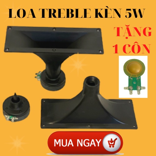 Loa treble kèn 5w hàng chính hãng cty HQ 301 chuyên bẫy chim đêm, lắp loa kéo