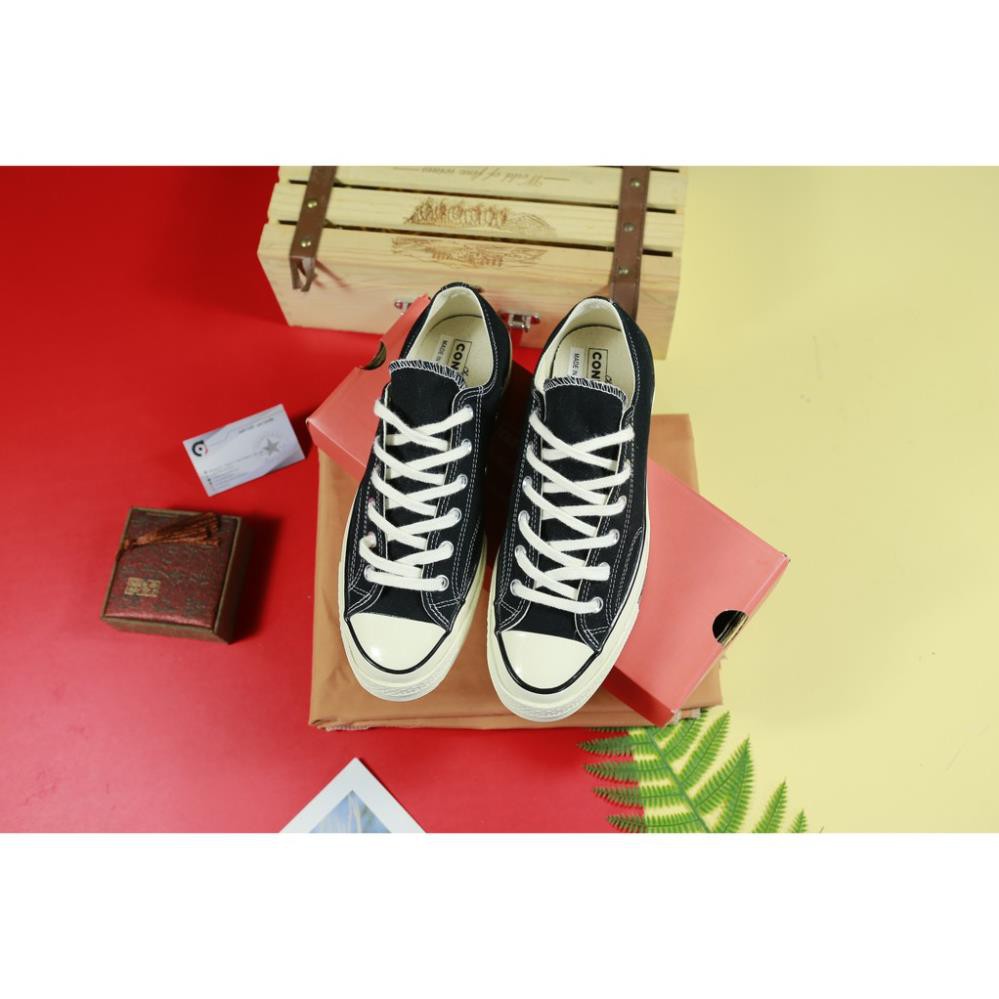 Giày Converse 1970s chính hãng thấp cổ vải đen CTVD95 -hy7