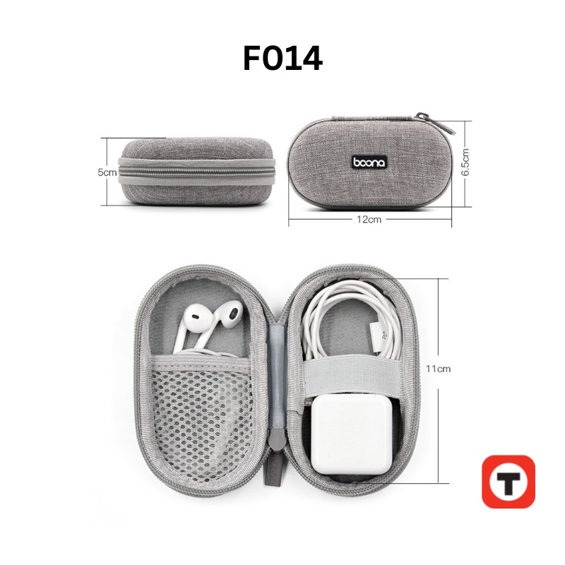 Hộp Baona đựng phụ kiện sạc cáp điện thoại, tai nghe, thẻ nhớ, F001 F002 F003 F004 F014 F017 - Techroom.vn