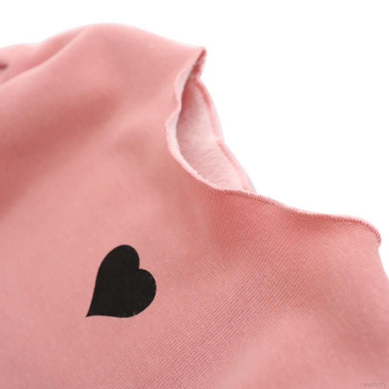 [NHẬP KIDTET hoàn 15% xu đơn 150k] Áo thun dài tay in họa tiết trái tim cho bé gái