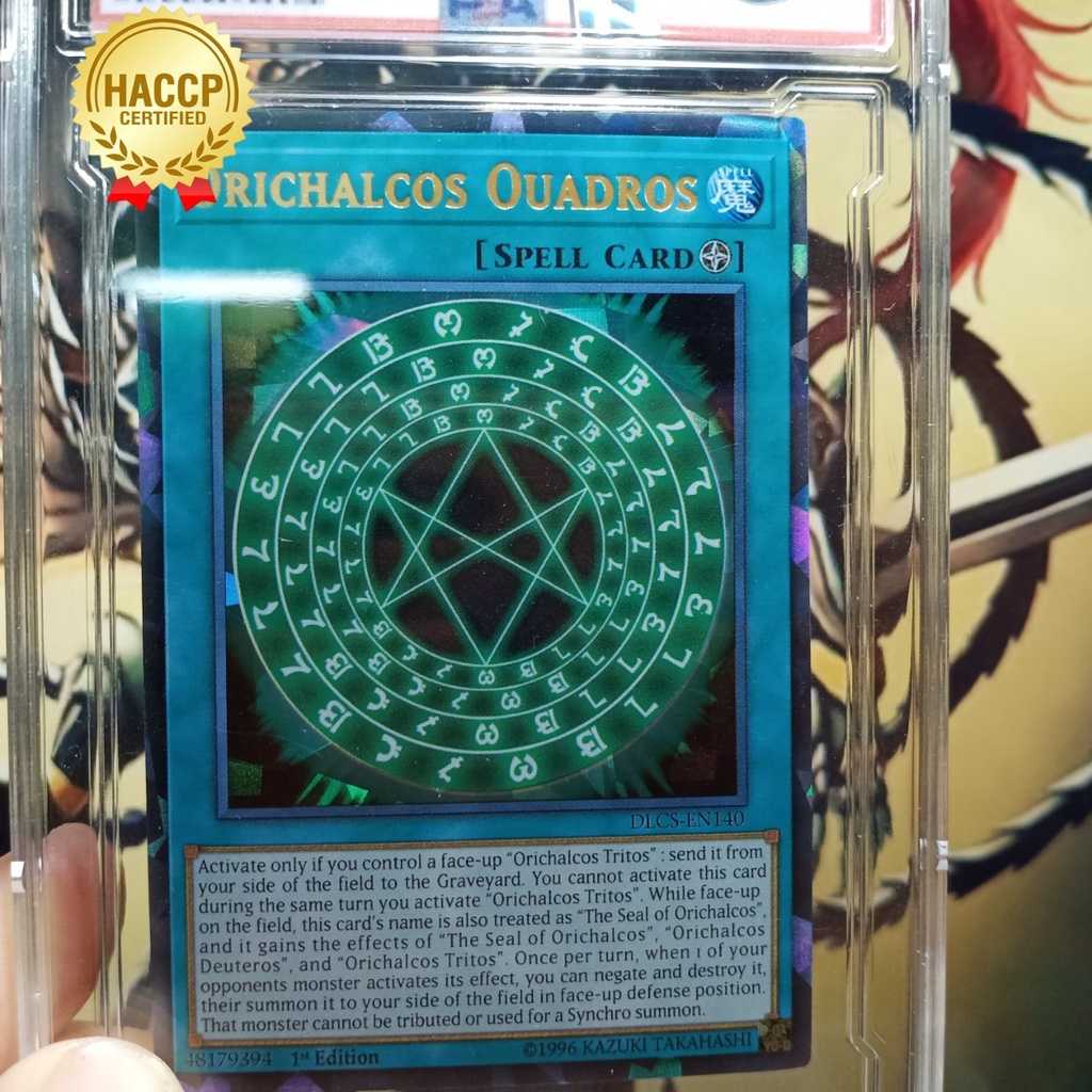Bài Yugi Muto lá The Orichalcos Quadros 4 lớp ấn cô chú phong ấn Orichalcos  Yugioh 1458 D5 51