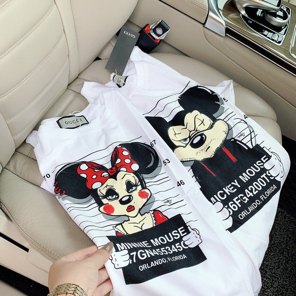 Áo Thun Chuột COUPLE FREESIZE Unisex