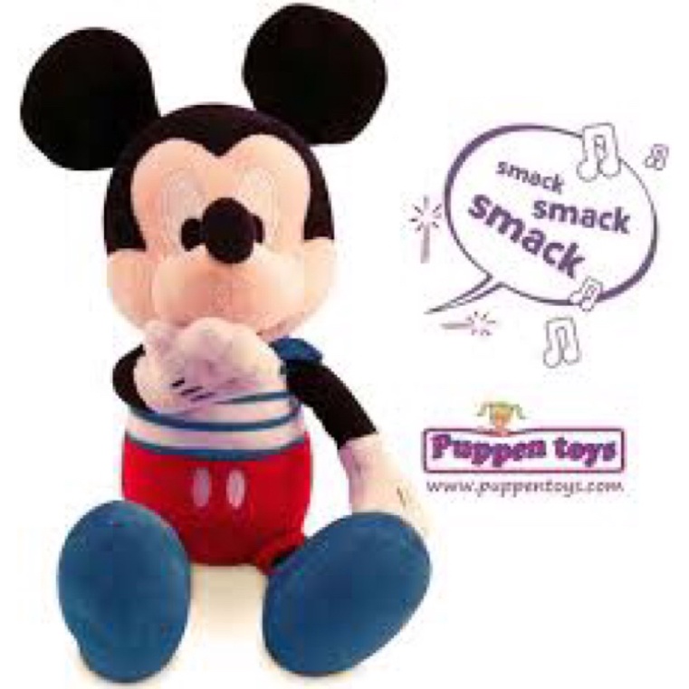 Mickey gấu ôm lông mềm cho bé