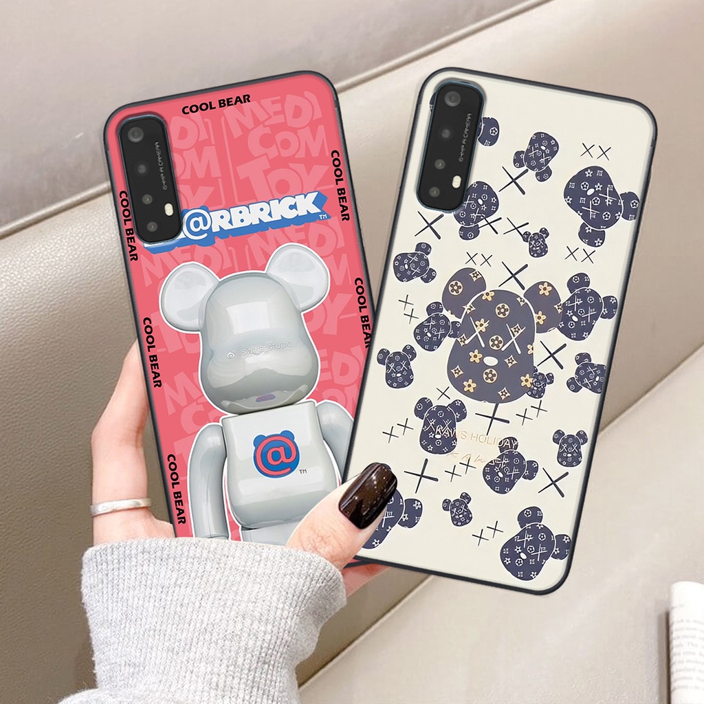 Ốp lưng Realme 7 in hình K@ws, Cool Be@r SIÊU NGẦU